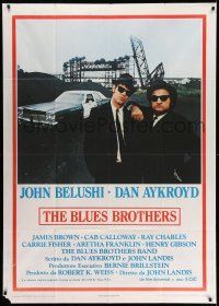 1r462 BLUES BROTHERS Italian 1p '80 John Belushi & Dan Aykroyd are on a mission from God!