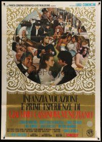 1r473 CASANOVA Italian 1p '69 different photo montage of Leonard Whiting as Giacomo the lover!