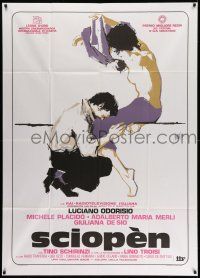 1r490 DEAR MAESTRO Italian 1p '83 Luciano Odorisio's Sciopen, art of Michele Placido & De Sio!