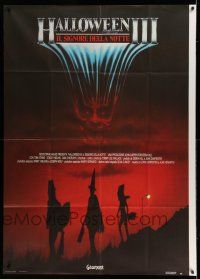 1r535 HALLOWEEN III Italian 1p '83 Season of the Witch, horror sequel, cool horror image!