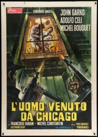 1r604 NIGHT OF THE EXECUTIONERS Italian 1p '73 Yves Boisset's Un conde, different art by Casaro!