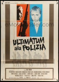 1r612 PAR LE SANG DES AUTRES Italian 1p '74 Marc Simenon's By The Blood of Others, cool art!