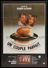 1r616 PERFECT COUPLE Italian/French 1p '79 Robert Altman, different image of vinyl record hamburger
