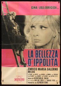 1r666 SHE GOT WHAT SHE ASKED FOR Italian 1p '62 sexy Gina Lollobrigida full-length & close up!