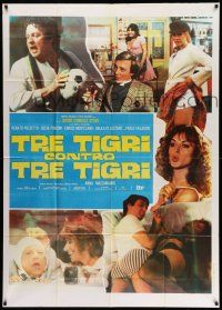 1r682 THREE TIGERS AGAINST THREE TIGERS Italian 1p '77 directed by Sergio Corbucci and Steno!