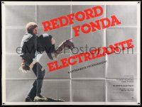 1r026 ELECTRIC HORSEMAN Spanish/U.S. subway poster '79 Sydney Pollack, Robert Redford & Jane Fonda!