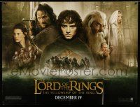 1r029 LORD OF THE RINGS: THE FELLOWSHIP OF THE RING subway poster '01 J.R.R. Tolkien, cast montage!