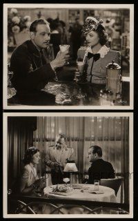 1s987 THIRD FINGER LEFT HAND 2 8x10 stills '40 Melvyn Douglas & Myrna Loy having a malt!