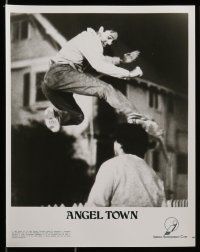 1s561 ANGEL TOWN 7 8x10 stills '90 Eric Karson directed, Olivier Gruner, Los Angeles street gangs