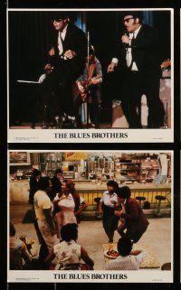 1s008 BLUES BROTHERS 8 8x10 mini LCs '80 John Belushi & Dan Aykroyd are on a mission from God!