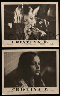 1s616 CHRISTIANE F. 6 South American 8x10 stills '81 classic about 13 year-old drug addict/hooker!