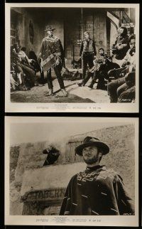1s390 FOR A FEW DOLLARS MORE 9 8x10 stills R69 Sergio Leone classic, images of Clint Eastwood!