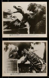 1s393 GIGANTIS THE FIRE MONSTER 9 8x10 stills '59 great images of Godzilla & Angurus battling!