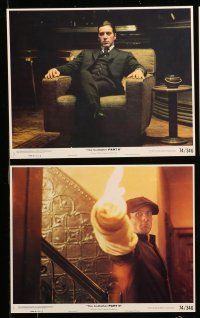 1s013 GODFATHER PART II 8 8x10 mini LCs '74 Al Pacino, Robert De Niro, Francis Ford Coppola classic