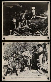 1s932 IN OLD CALIFORNIA 2 8x10 stills '42 both with Big John Wayne, one punching Dick Purcell!
