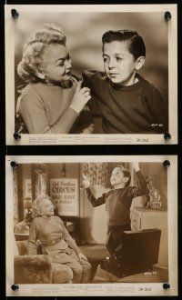 1s119 IT'S A SMALL WORLD 17 8x10 stills '50 William Castle, man forced to live in a child's world!