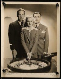 1s634 KING OF GAMBLERS 6 8x10 stills '37 Trevor, Nolan & Tamiroff by roulette wheel and more!