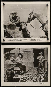 1s171 LAW OF THE PANHANDLE 14 8x10 stills '50 Texas cowboy Johnny Mack Brown, & Riley Hill!