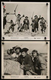 1s583 LONG JOHN SILVER 7 8x10 stills '54 Robert Newton as the most colorful pirate of all time!