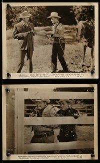 1s415 OUTLAW BRAND 9 8x10 stills '48 singing cowboy Jimmy Wakely, Dub Cannonball Taylor, gambling!