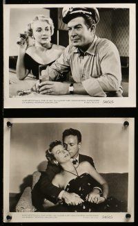 1s353 PORT OF HELL 10 8x10 stills '54 art of Communist ship with atom bombs about to blow!