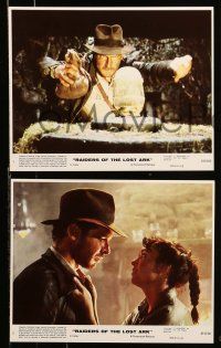 1s019 RAIDERS OF THE LOST ARK 8 8x10 mini LCs '81 Harrison Ford, George Lucas & Spielberg classic!