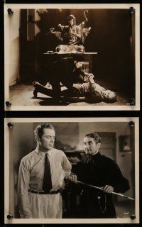 1s213 REVOLT OF THE ZOMBIES 13 8x10 stills '36 great close up of guys with gun & knife, super rare!