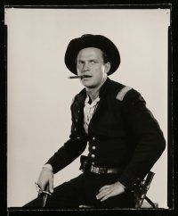 1s647 RUN OF THE ARROW 6 candid 8x10 test photos '57 portraits of Ralph Meeker in cavalry uniform!