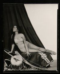 1s518 RUN OF THE ARROW 8 candid 8x10 test photos '57 super sexy Native American Sarita Montiel!