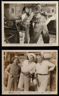 1s177 SALUTE TO THE MARINES 14 8x10 stills '43 WWII soldier Wallace Beery, many fight scenes!