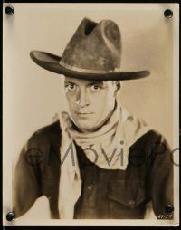 1s977 SHOOTIN' IRONS 2 8x10 stills '27 wonderful portrait images of cowboy Jack Luden!
