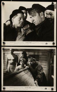 1s178 SLAVE SHIP 14 8x10 stills '37 cool images of Warner Baxter, Wallace Beery, Mickey Rooney!