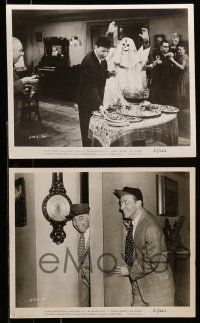 1s709 SPOOK CHASERS 5 8x10 stills '57 Huntz Hall, Bowery Boys, great wacky images!