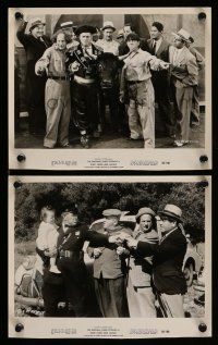 1s983 STOP LOOK & LAUGH 2 8x10 stills '60 Three Stooges, great images of Larry, Moe & Curly!