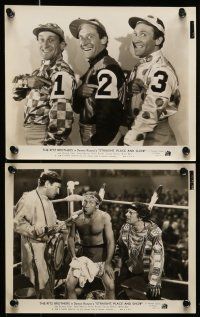 1s598 STRAIGHT, PLACE & SHOW 7 8x10 stills '38 wacky Ritz Brothers, Damon Runyon horse racing play!
