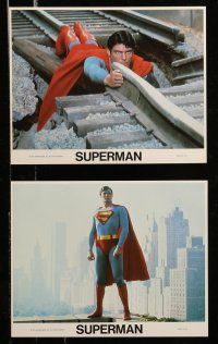 1s031 SUPERMAN 7 color 8x10 stills '78 Christopher Reeve, Jackie Cooper, Margot Kidder!