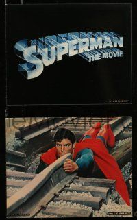 1s007 SUPERMAN 9 color deluxe 8x10 stills '78 Christopher Reeve, Jackie Cooper, Margot Kidder!