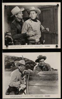 1s542 TOPEKA 8 8x10 stills '53 Phyllis Coates & cowboy Wild Bill Elliot in Kansas!
