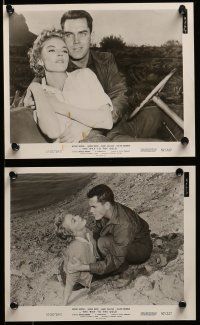1s181 WAY TO THE GOLD 14 8x10 stills '57 Jeffrey Hunter & sexy blonde hell-cat Sheree North!
