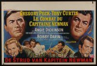 1t683 CAPTAIN NEWMAN, M.D. Belgian '64 art of Gregory Peck, Tony Curtis, Angie Dickinson, Darin!