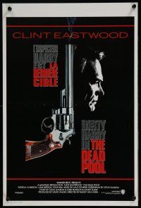 1t693 DEAD POOL Belgian '88 Clint Eastwood as tough cop Dirty Harry, cool smoking gun image!