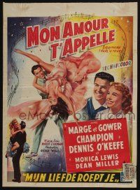 1t707 EVERYTHING I HAVE IS YOURS Belgian '52 art of Marge & Gower Champion dancing!