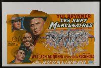 1t770 MAGNIFICENT SEVEN Belgian R71 Yul Brynner, Steve McQueen, John Sturges' 7 Samurai western!