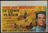 1t801 ROMAN SPRING OF MRS. STONE Belgian '61 different art of Warren Beatty & Vivien Leigh!
