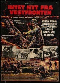 1t447 ALL QUIET ON THE WESTERN FRONT Danish '79 Richard Thomas, WWII action art!