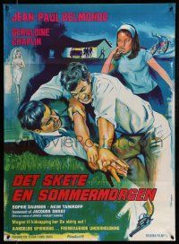 1t471 CRIME ON A SUMMER MORNING Danish '65 Jean-Paul Belmondo, Geraldine Chaplin, Wenzel artwork!
