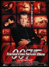 1t315 TOMORROW NEVER DIES Japanese '98 Pierce Brosnan as Bond, Michelle Yeoh, sexy Teri Hatcher!