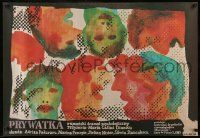 1t408 PREA CALD PENTRU LUNA MAI Polish 26x38 '86 Maria Callas Dinescu directed, K. Lada art!