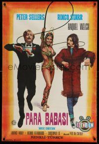 1t082 MAGIC CHRISTIAN Turkish '70 different art of sexy Raquel Welch whipping Sellers & Ringo!