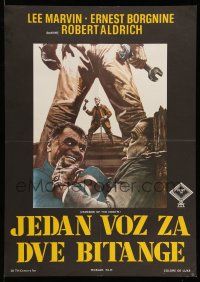 1t600 EMPEROR OF THE NORTH POLE Yugoslavian 19x27 '74 Lee Marvin, Ernest Borgnine!